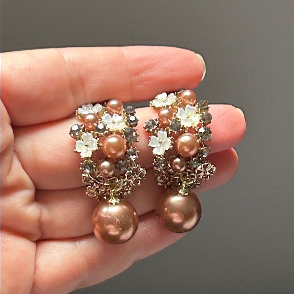 Gorgeous Pearl Necklace, Bracelet and Earring Set y. - Picture 6 of 6